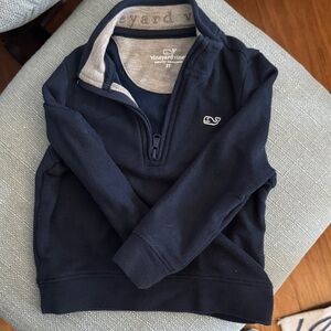 Vineyard Vines boys quarter Zip-Up 2t